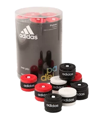 ADIDAS OVERGRIPS BLACK RED WHITE