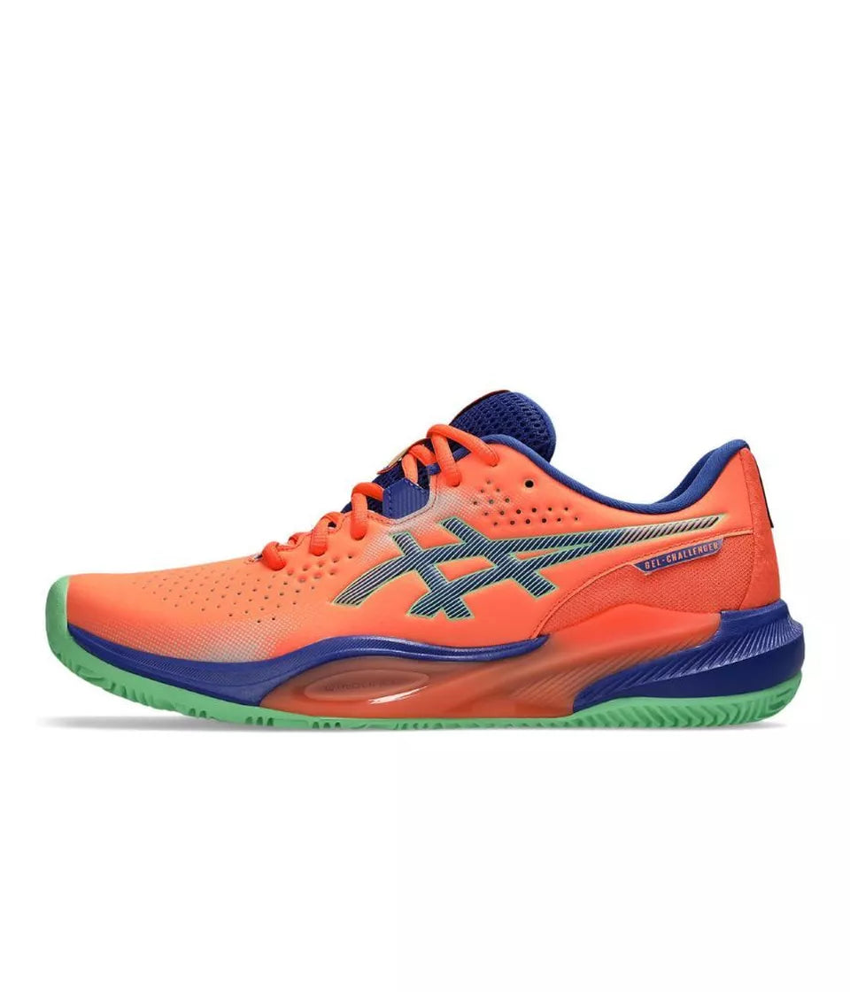 ASICS SHOES AHQ GEL-CHALLENGER 15 PADEL VIVID CORAL / DARK COBALT