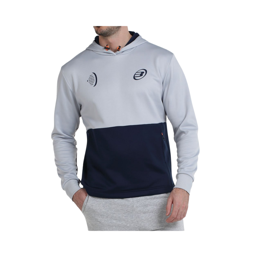 BULLPADEL HOODIE MEN COLIO GRIS CLARO