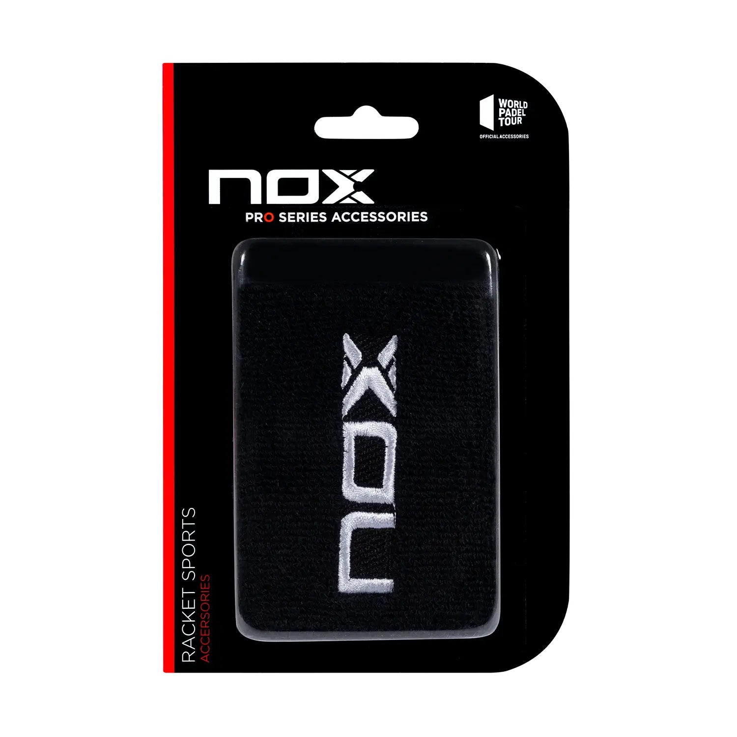 NOX WRISTBAND BLISTER 2 NEGRO/BLANCO