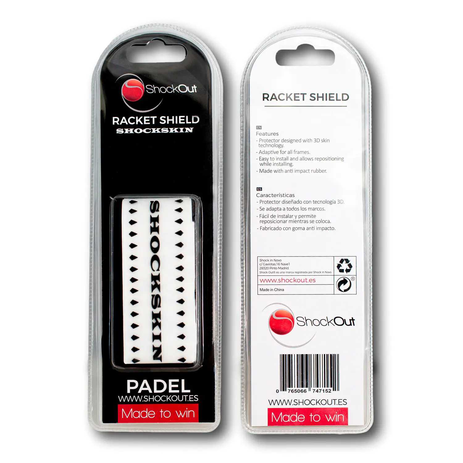 SHOCKOUT SHOCKSKIN PROTECTOR BLACK