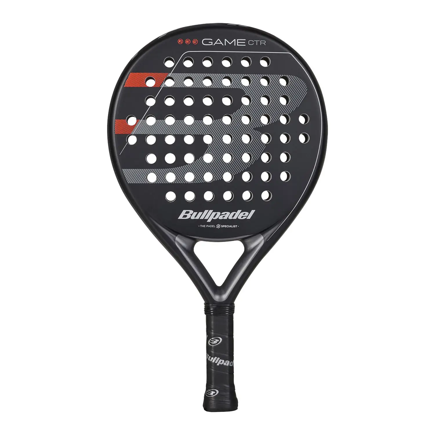 BULLPADEL RACKET GAME CTR 005 BLACK