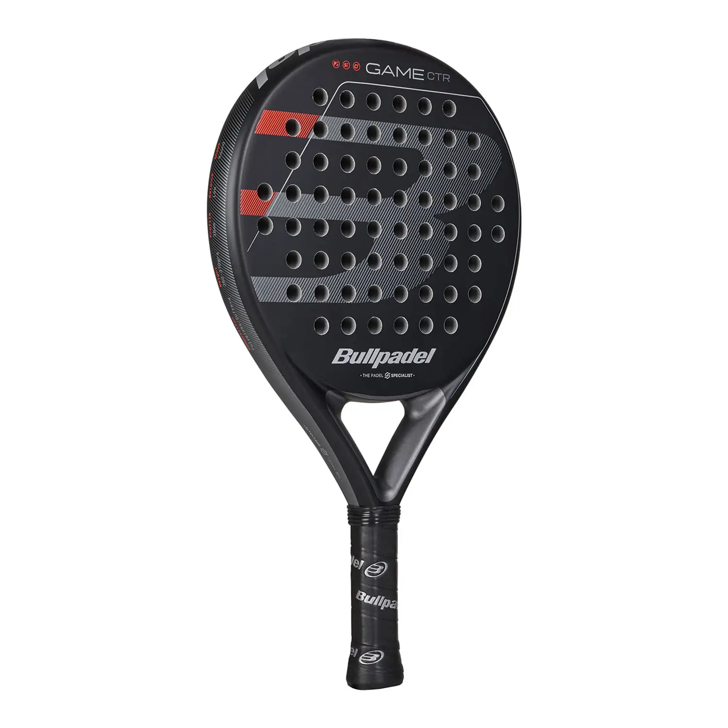 BULLPADEL RACKET GAME CTR 005 BLACK