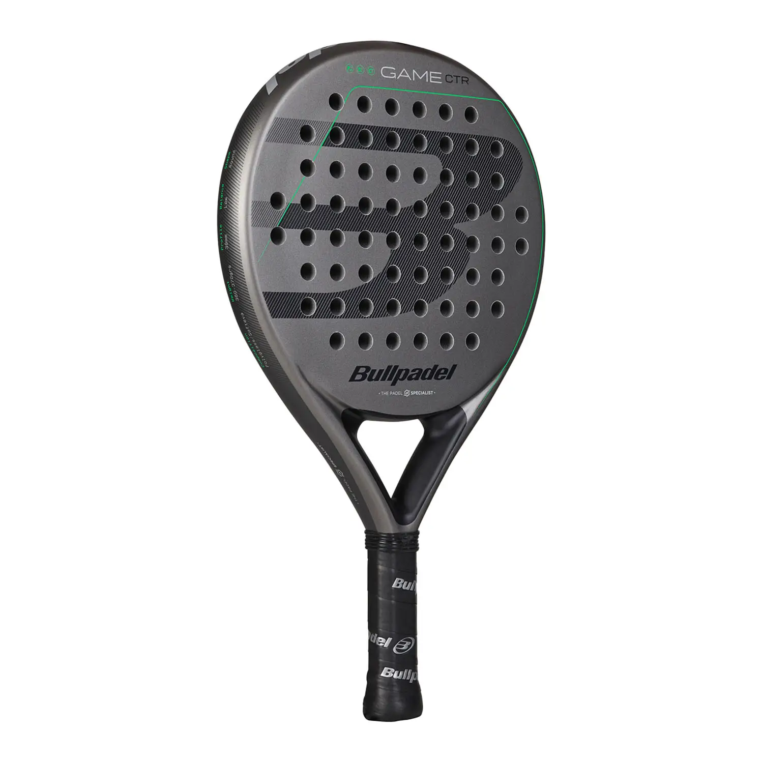 BULLPADEL RACKET GAME CTR 006 DARK GREY