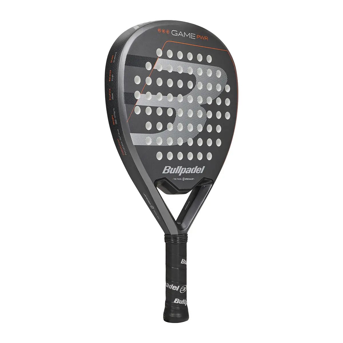 BULLPADEL RACKET GAME PWR GRIS OSCURO