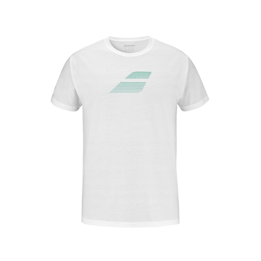 BABOLAT T-SHIRT FLAG WHITE 2025