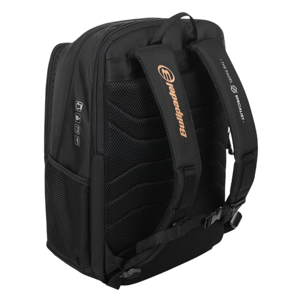 BULLPADEL BACKPACK VERTEX BLACK