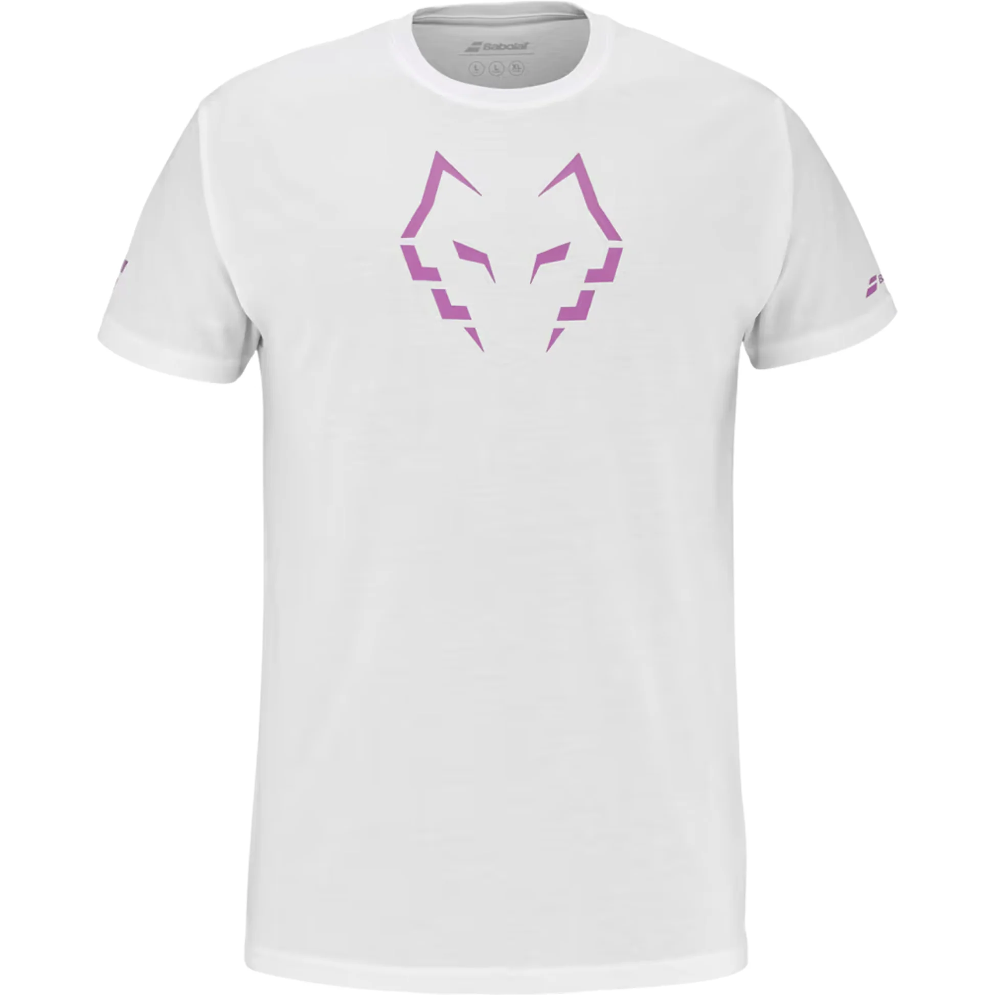 BABOLAT T-SHIRT COTTON TEE MEN LEBRON WHITE