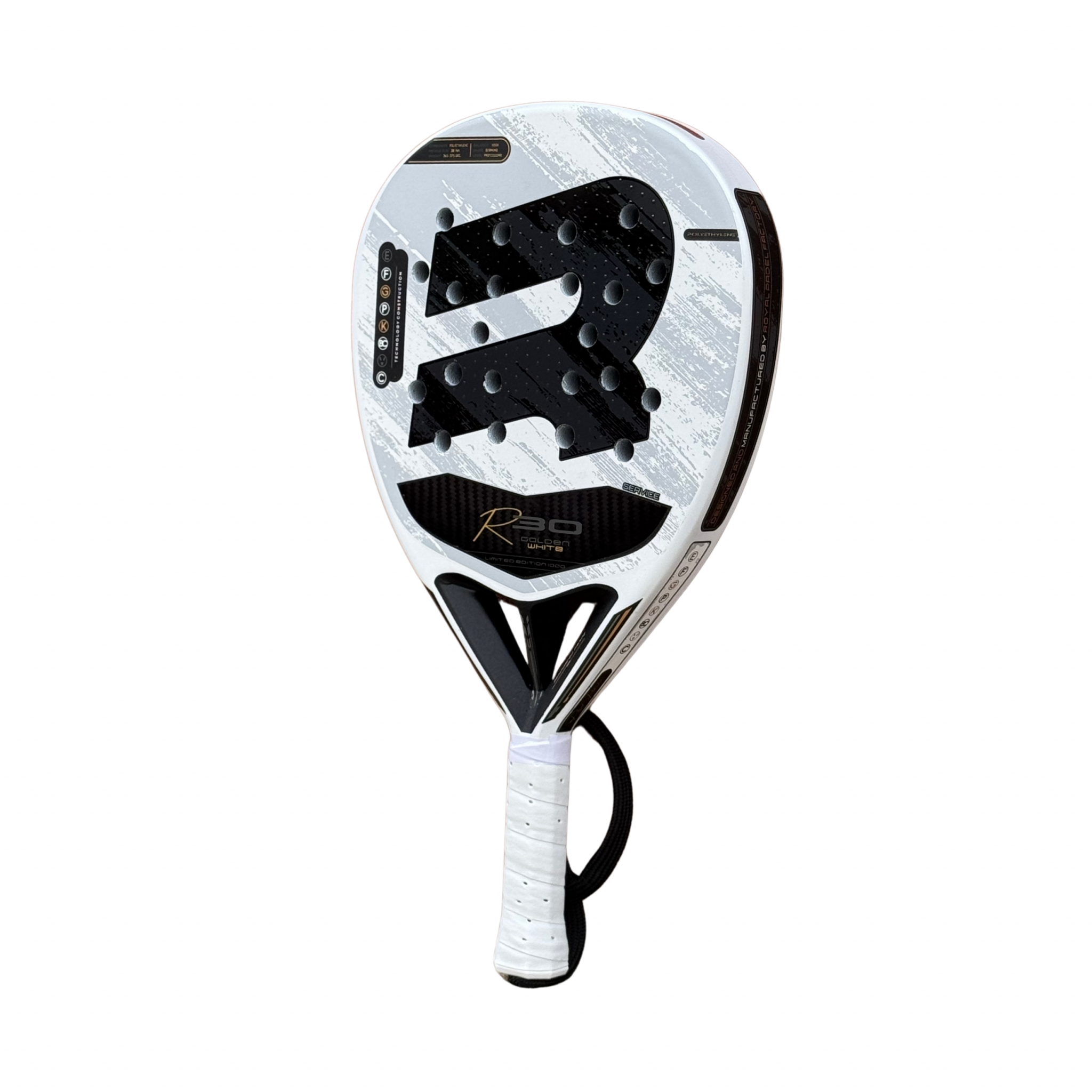 ROYAL PADEL R30 GOLDEN WHITE