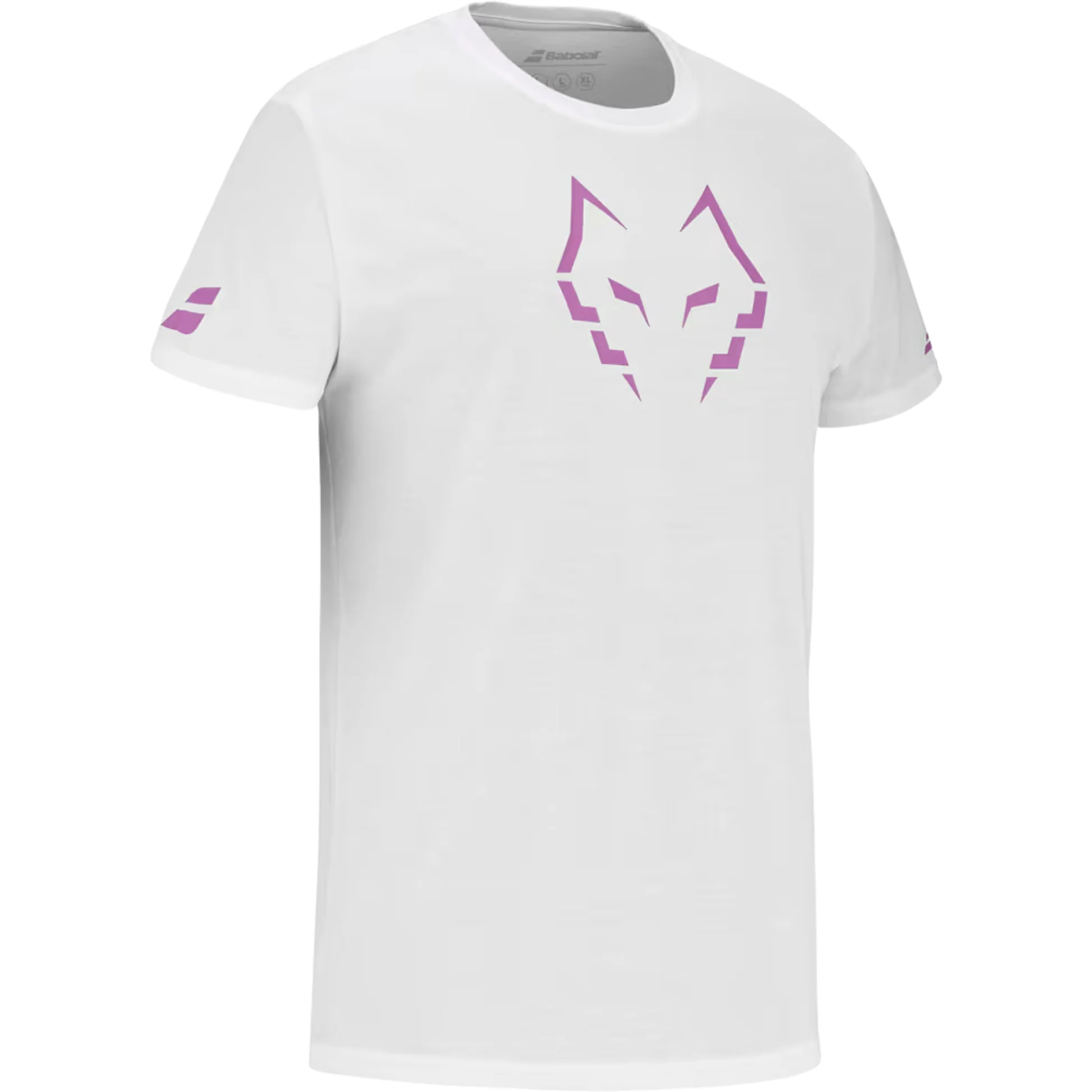 BABOLAT T-SHIRT COTTON TEE MEN LEBRON WHITE