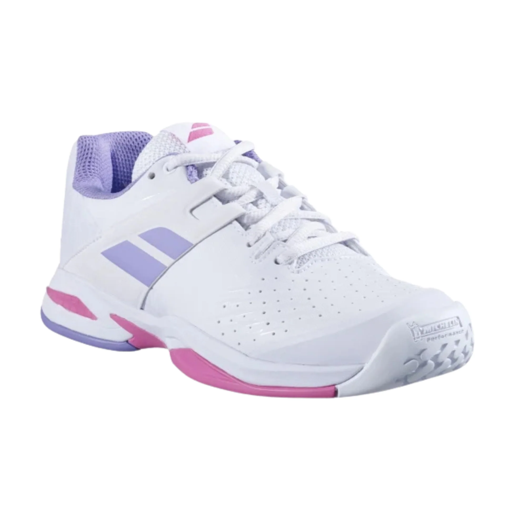 BABOLAT SHOES PROPULSE WHITE/LAVENDER JR