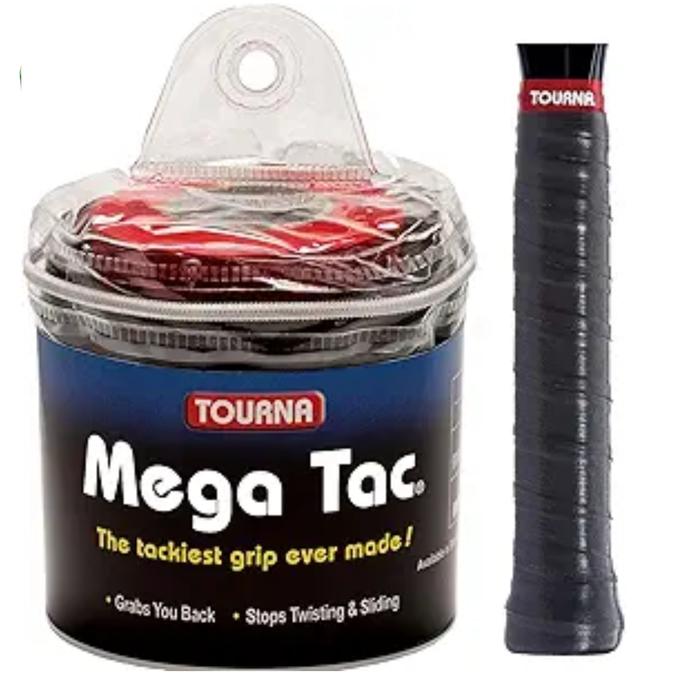 TOURNA OVERGRIP MEGA TAC BLACK