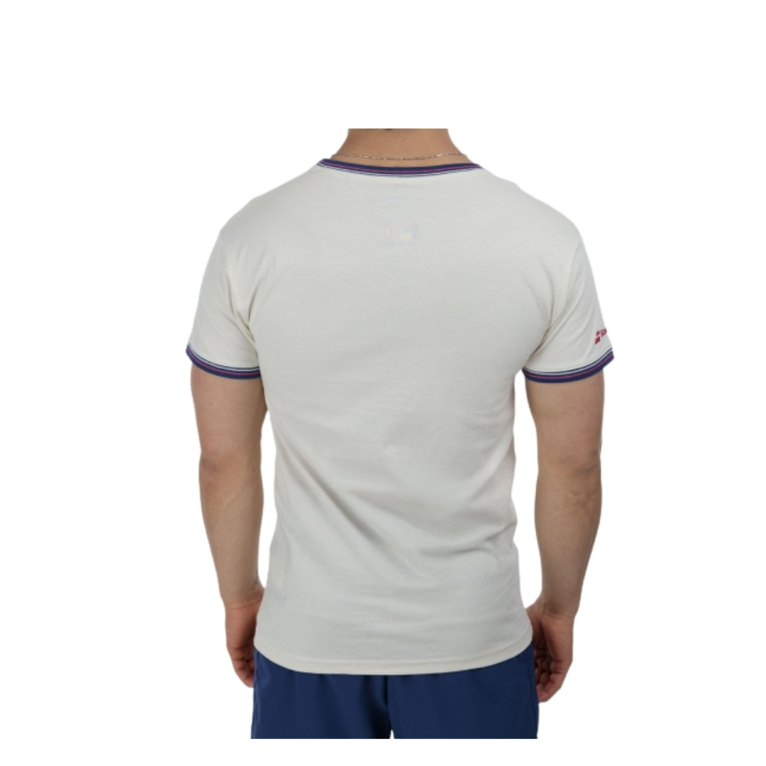 BABOLAT T-SHIRT MEN 150 YEARS CANOLLI/CREAM