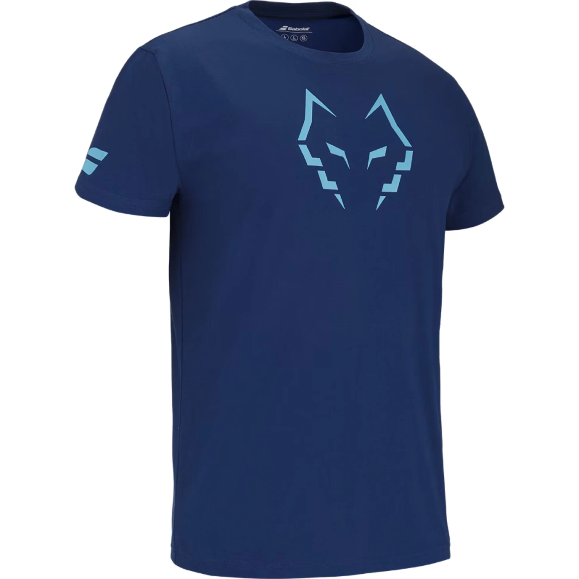 BABOLAT T-SHIRT COTTON TEE MEN LEBRON NAVY