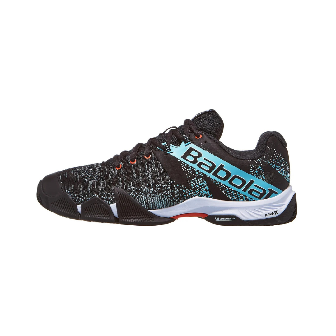 BABOLAT SHOES JET MOVEA BLACK/LIGHT BLUE MEN