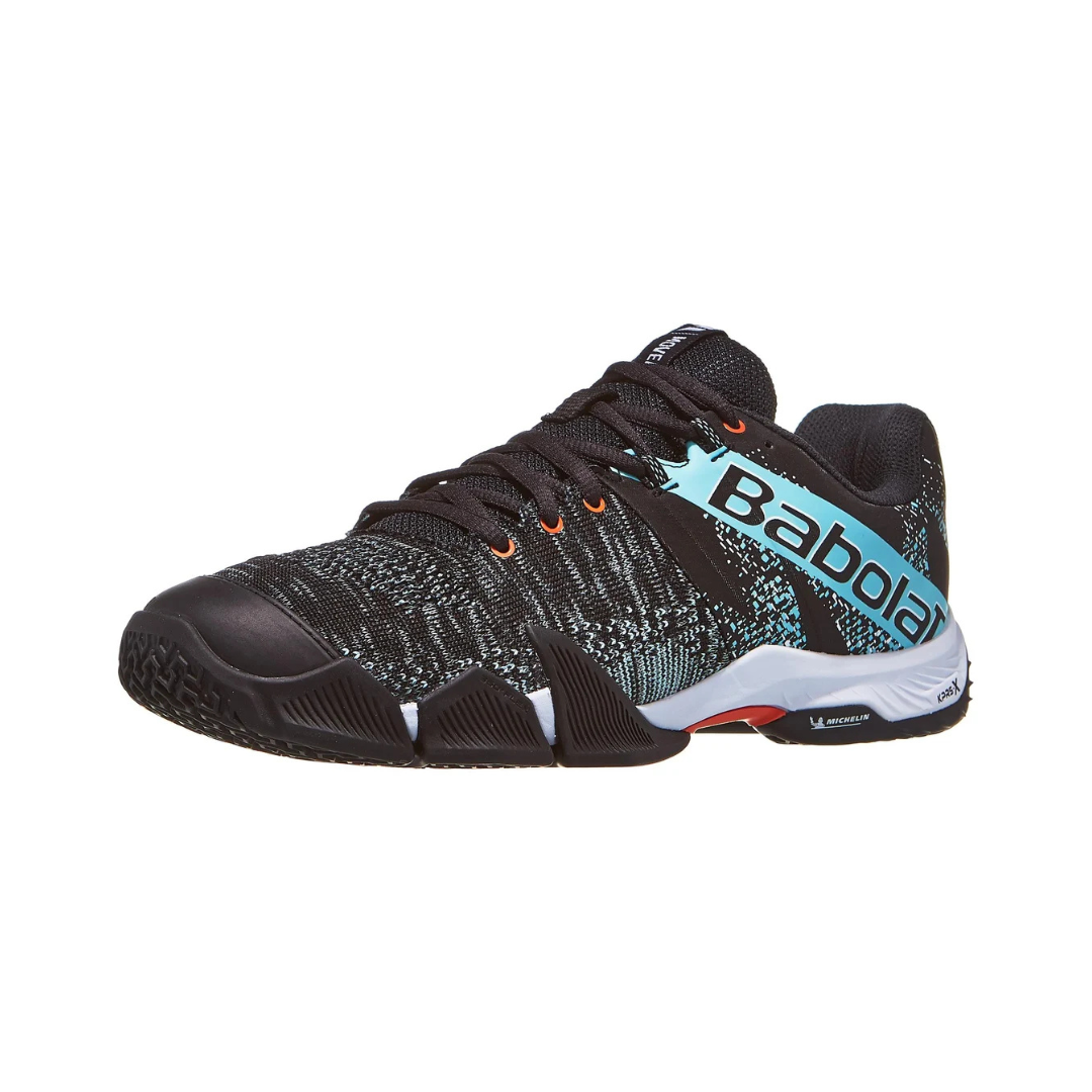 BABOLAT SHOES JET MOVEA BLACK/LIGHT BLUE MEN