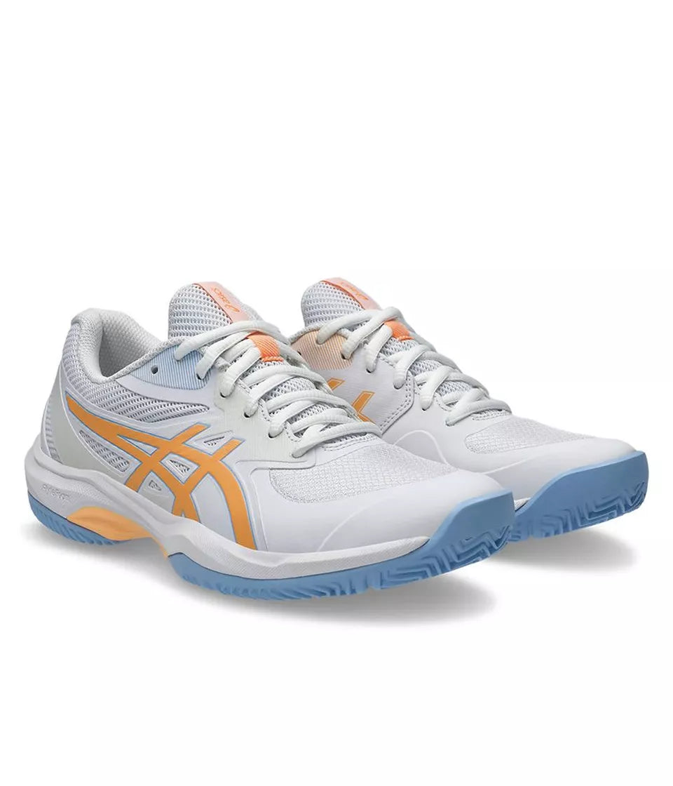 ASICS SHOES GAME FF PADEL WHITE/ORANGE GLOW WOMEN