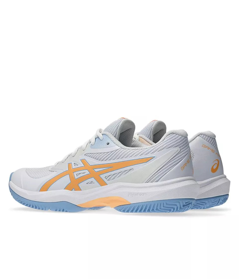 ASICS SHOES GAME FF PADEL WHITE/ORANGE GLOW WOMEN