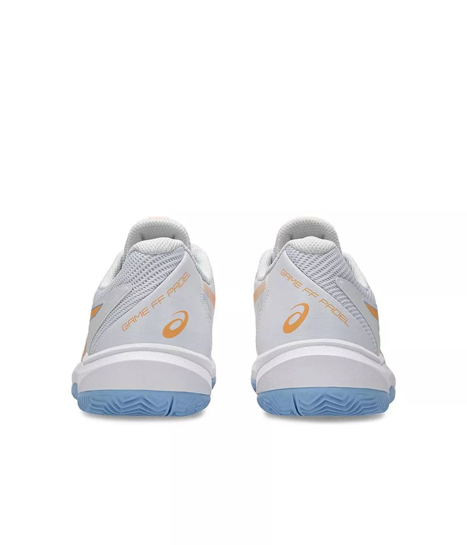 ASICS SHOES GAME FF PADEL WHITE/ORANGE GLOW WOMEN