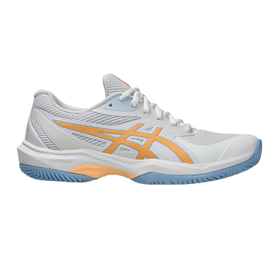ASICS SHOES GAME FF PADEL WHITE/ORANGE GLOW WOMEN