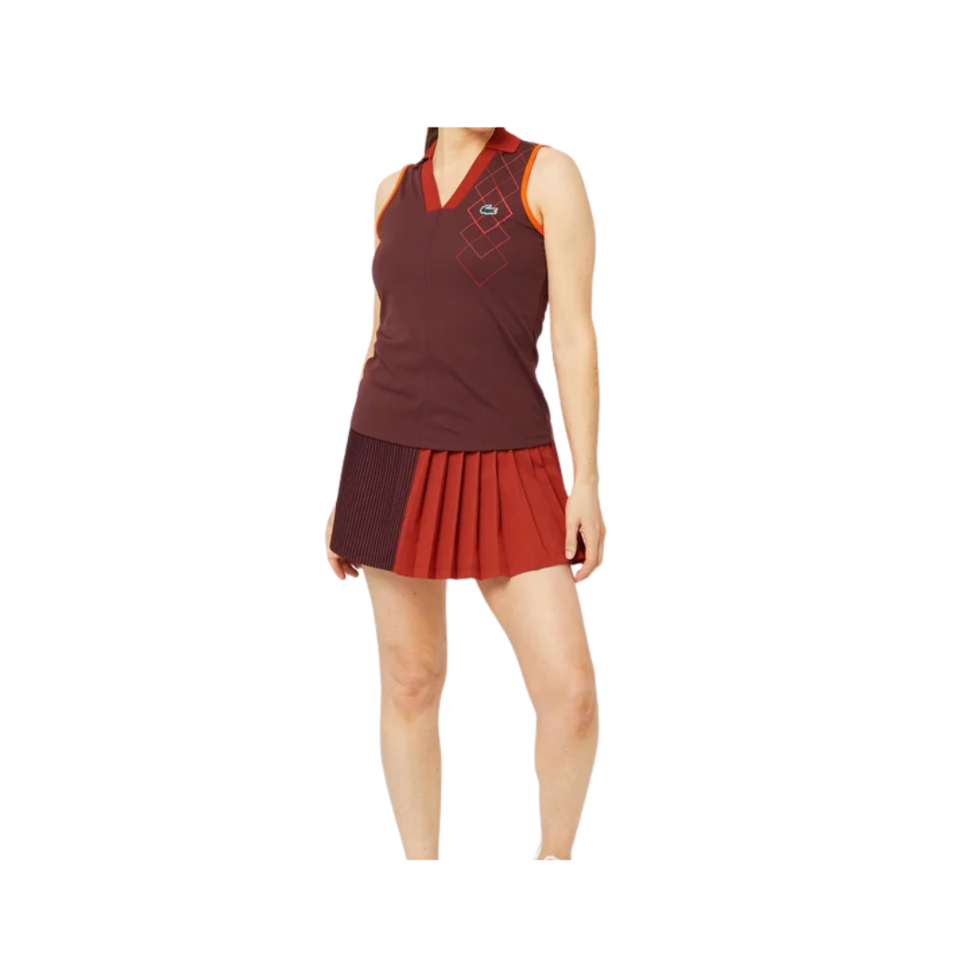 LACOSTE WOMEN FALL RED TANK 36
