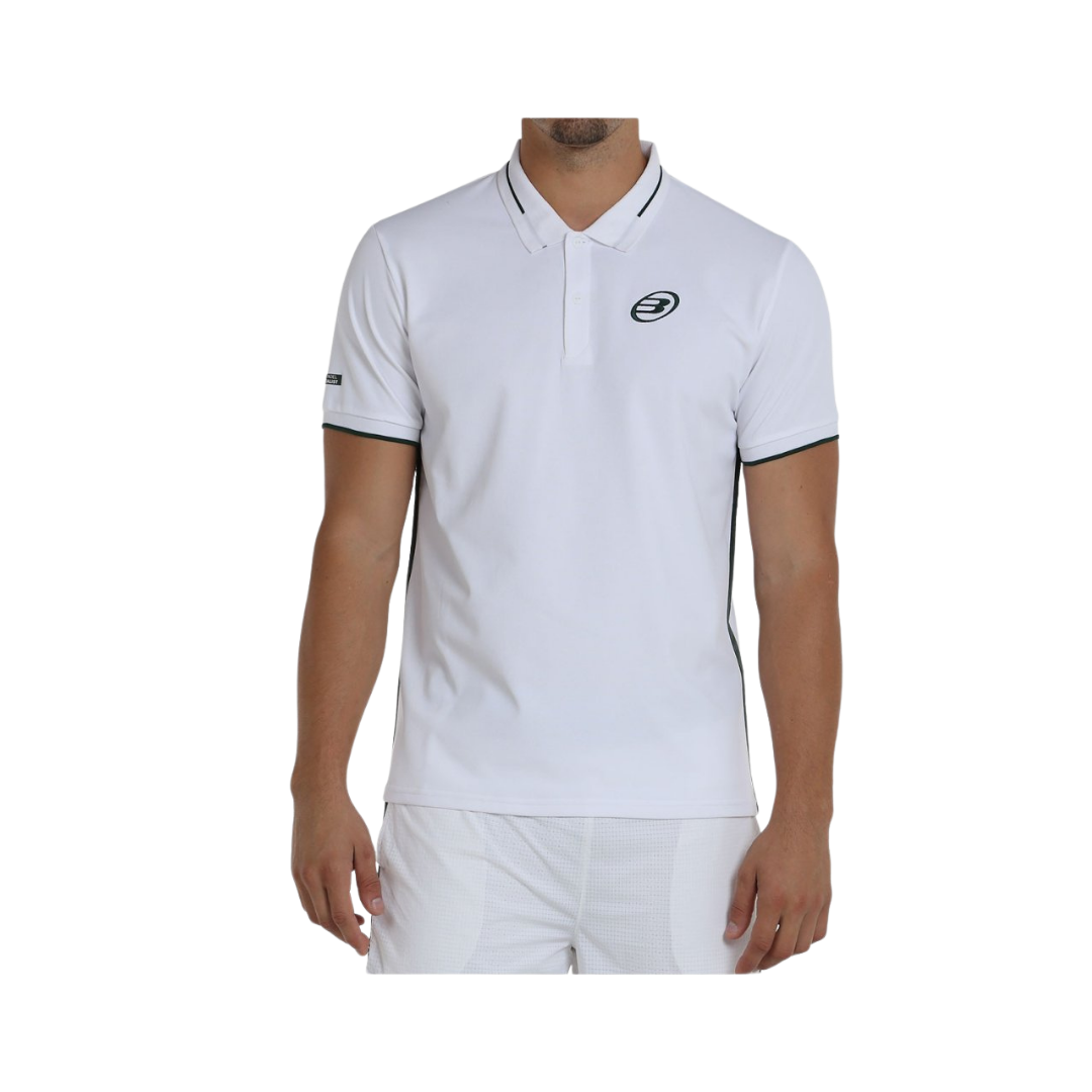BULLPADEL T-SHIRT POLO LEIRO BLANCO