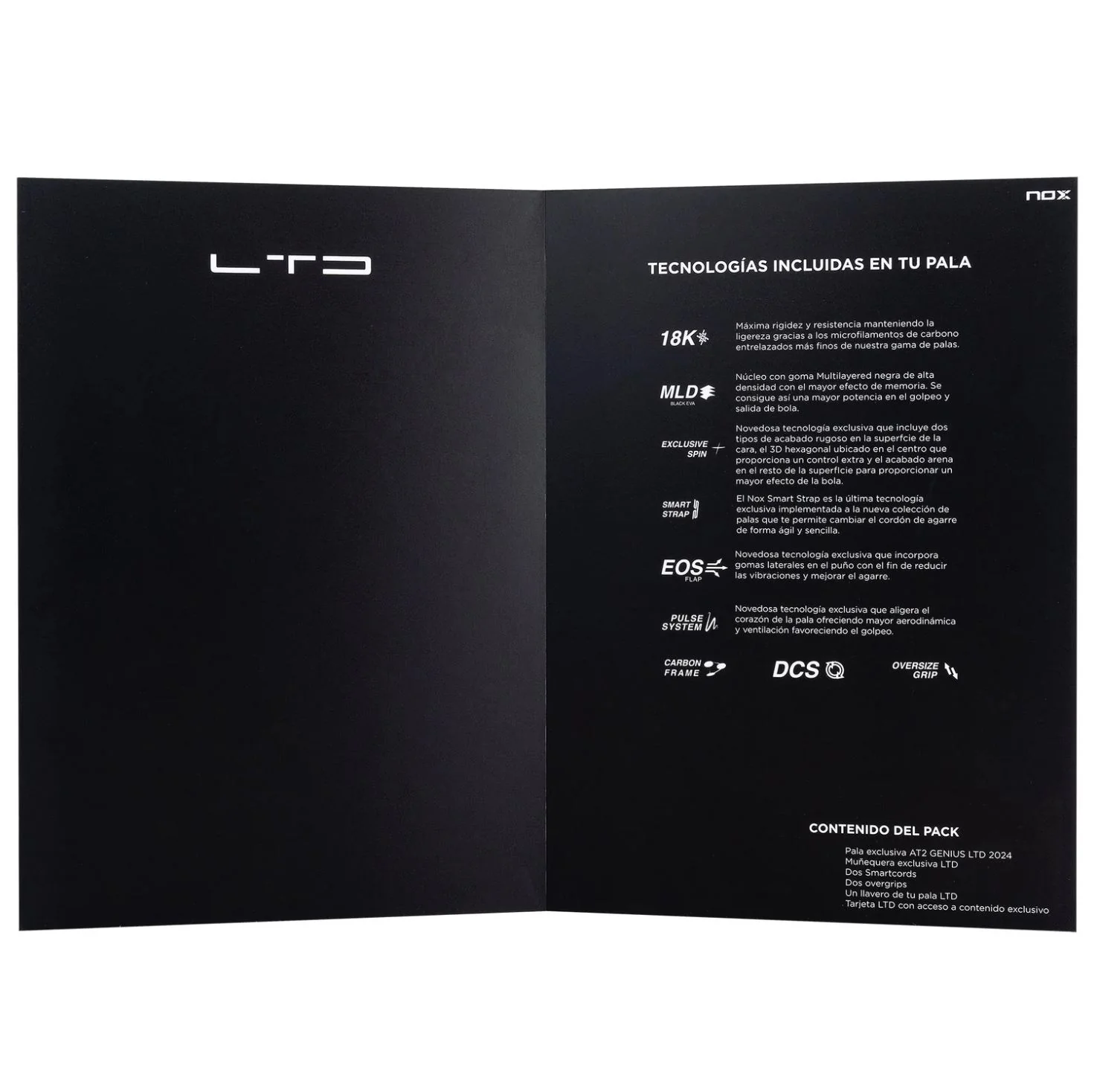 NOX RACKET AT2 GENIUS AGUSTIN TAPIA LTD 2024