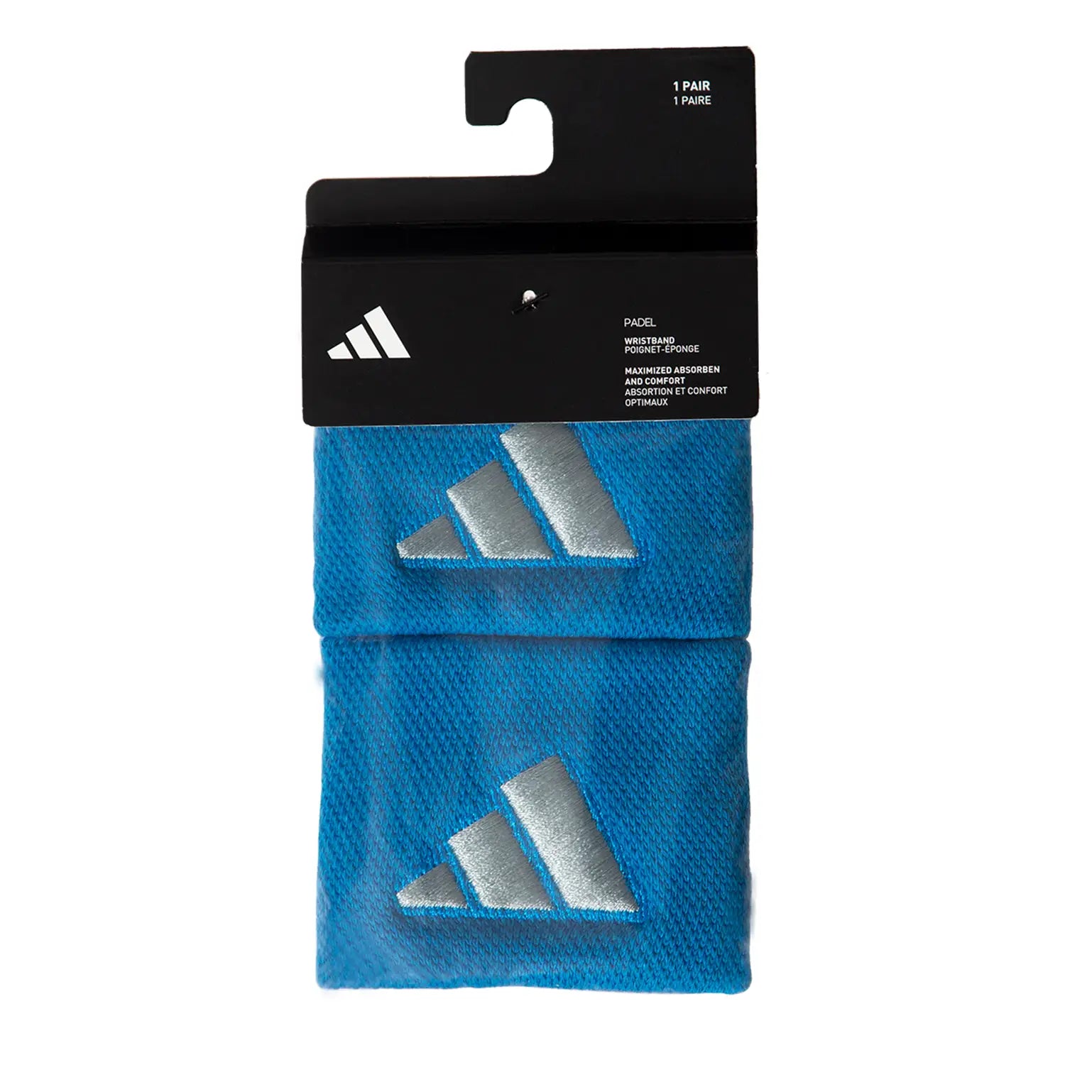 ADIDAS WRISTBAND BLUE/GREY SIZE S