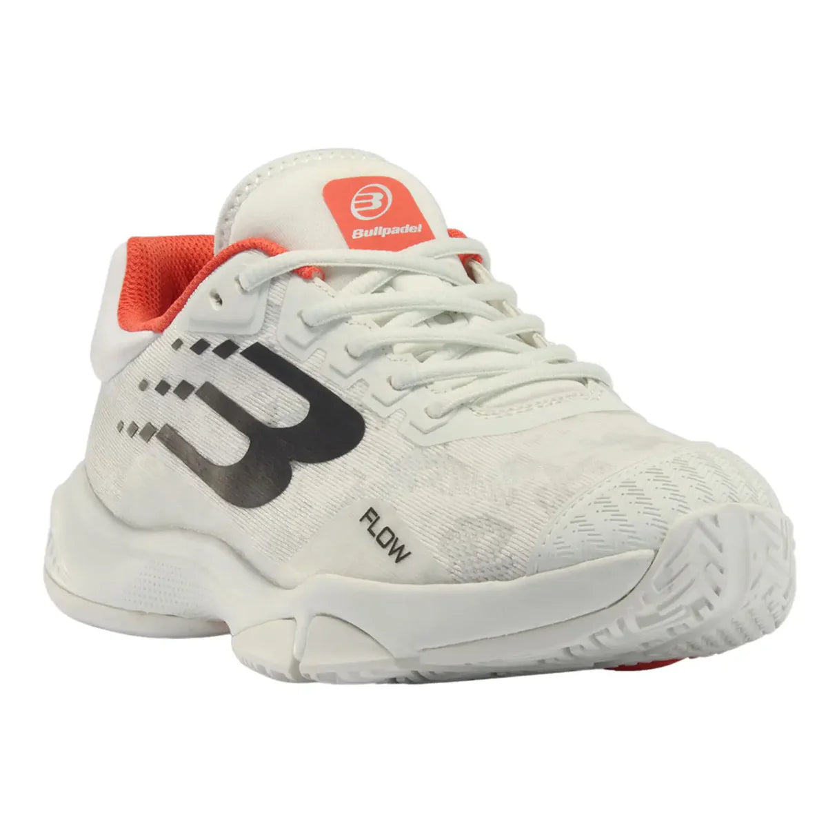 BULLPADEL SHOES FLOW 24I BLANCO/NARANJA