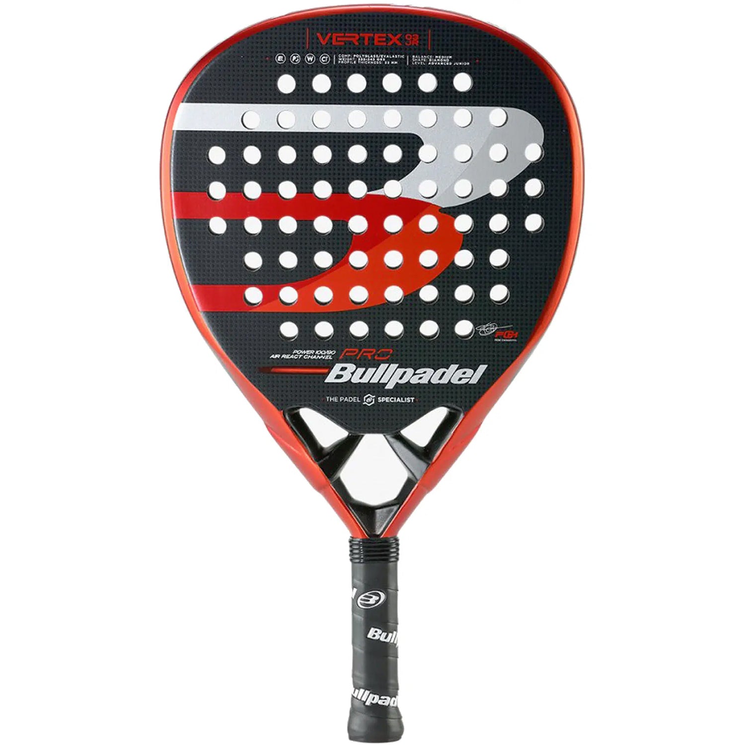 BULLPADEL RACKET VERTEX JR BOY 22