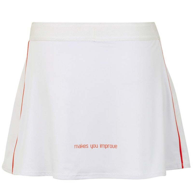 NOX SKIRT ALEXIA WHITE LOGO RED