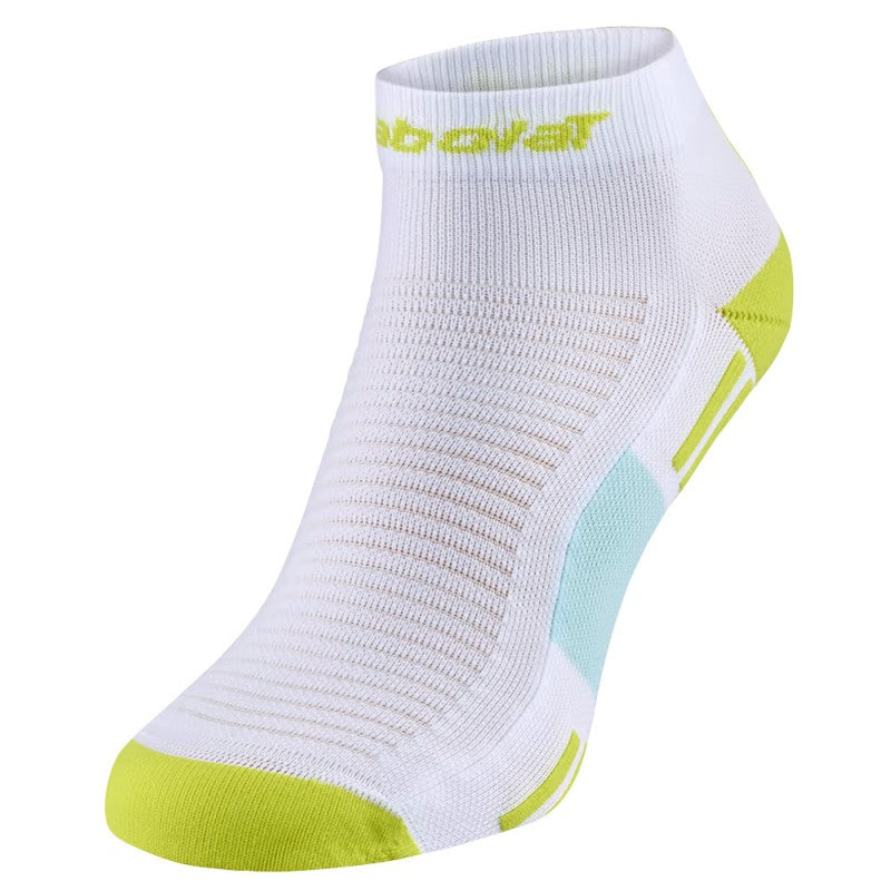 BABOLAT SOCKS PADEL QUARTER WHITE/SULPHUR EU 39-42