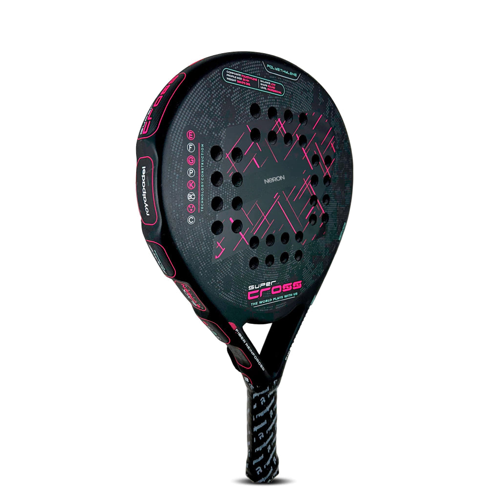ROYAL PADEL RACKET SUPER CROSS PINK