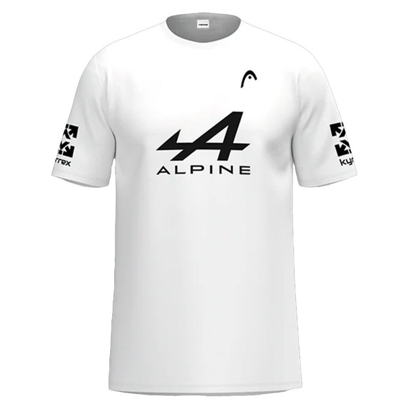 HEAD T-SHIRT ARTURO COELLO SPONSOR 25 WHITE FLAG