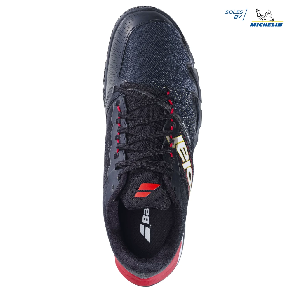 BABOLAT SHOES JET PREM 2 BLACK/TOMATO RED MEN
