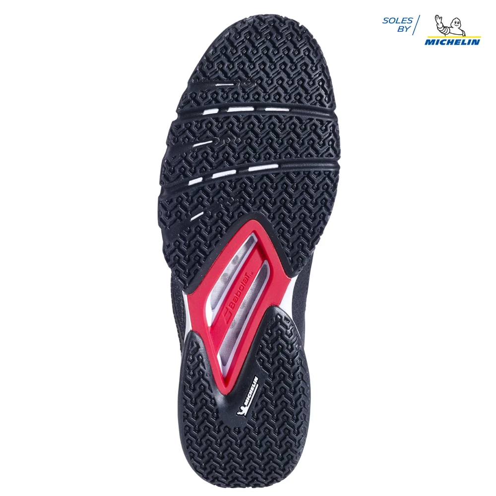 BABOLAT SHOES JET PREM 2 BLACK/TOMATO RED MEN