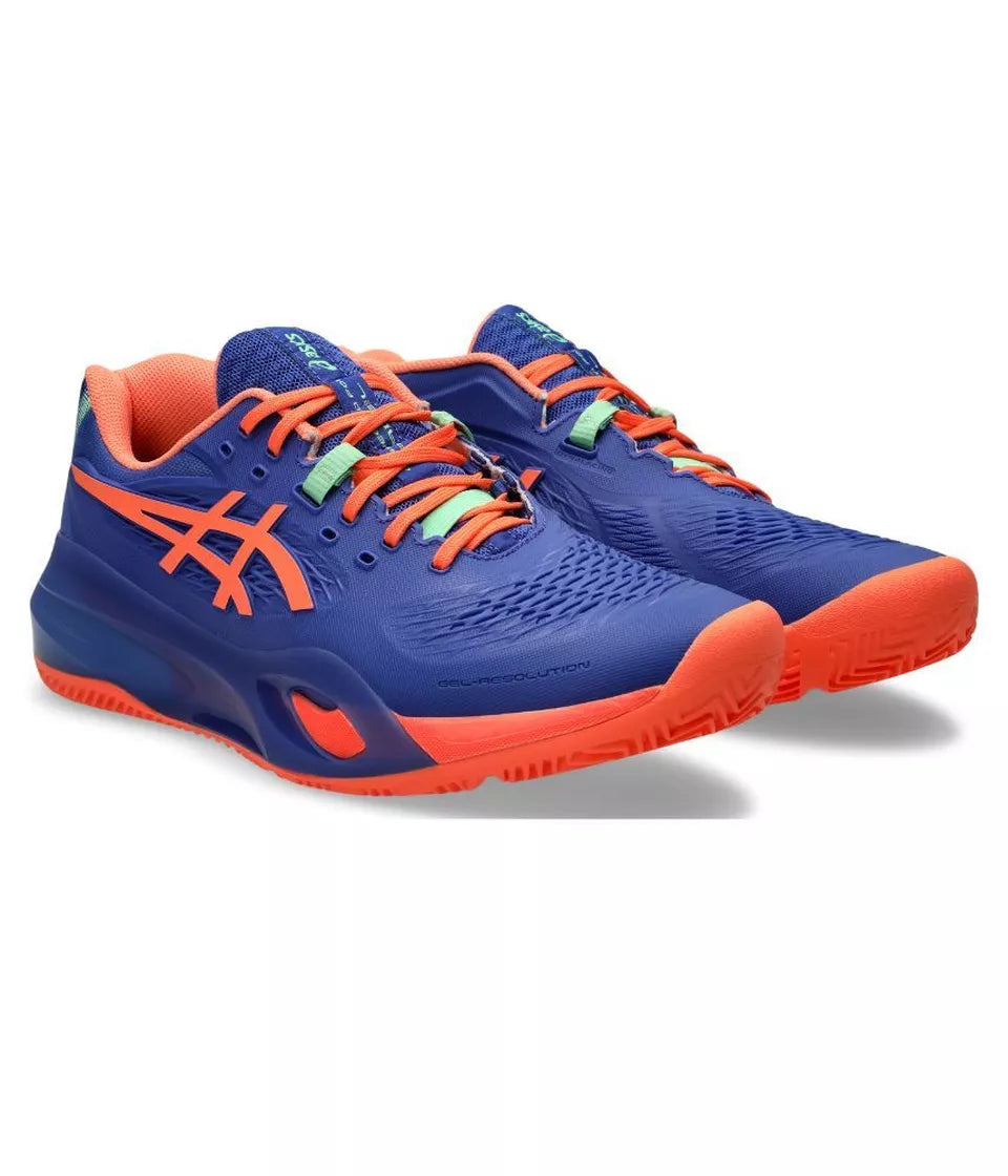 ASICS SHOE GEL-RESOLUTION X PADEL DARK COBALT/VIVID CORAL