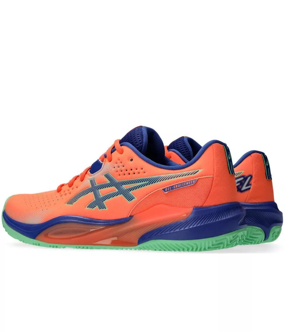ASICS SHOES AHQ GEL-CHALLENGER 15 PADEL VIVID CORAL / DARK COBALT
