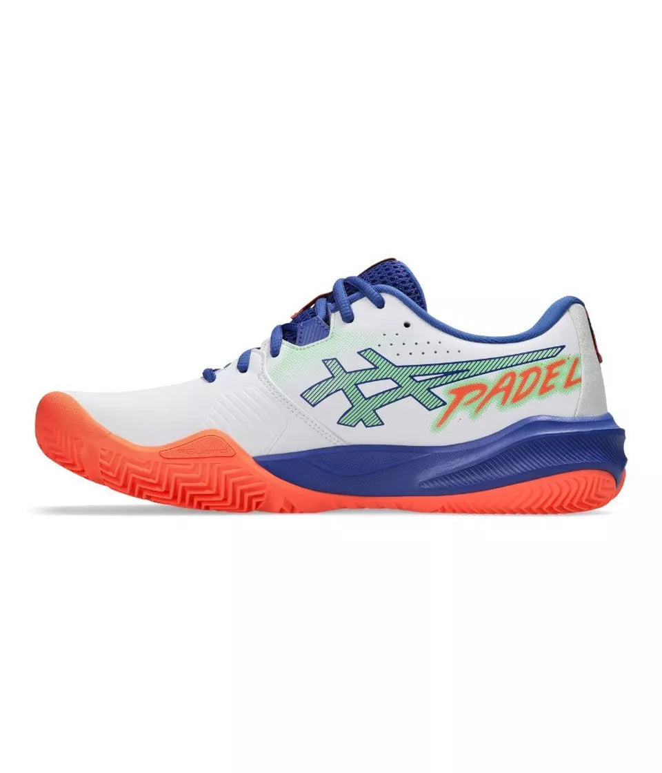 ASICS SHOE GEL-CHALLENGER 15 PADEL WHITE/VIVID CORAL SIZE 45