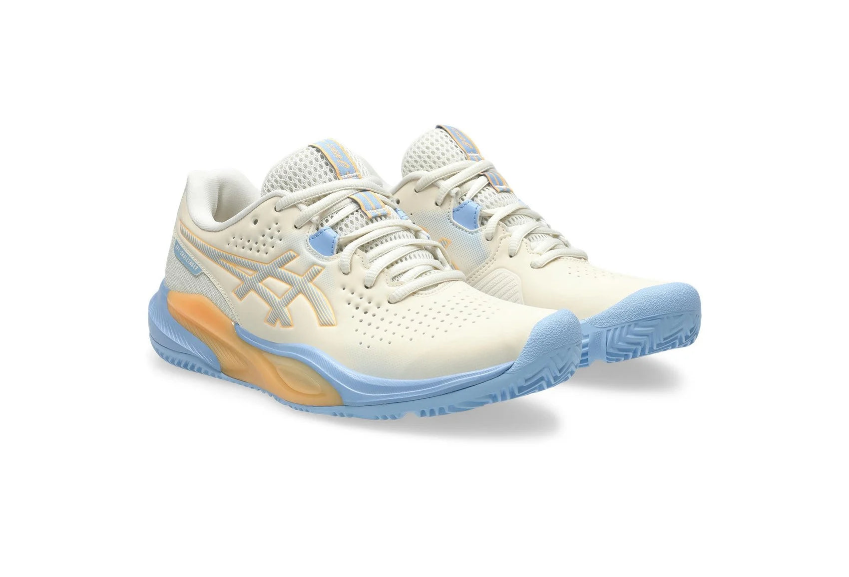 ASICS SHOE GEL-CHALLENGER 15 PADEL WOMEN CREAM / STONE WASH SIZE 40