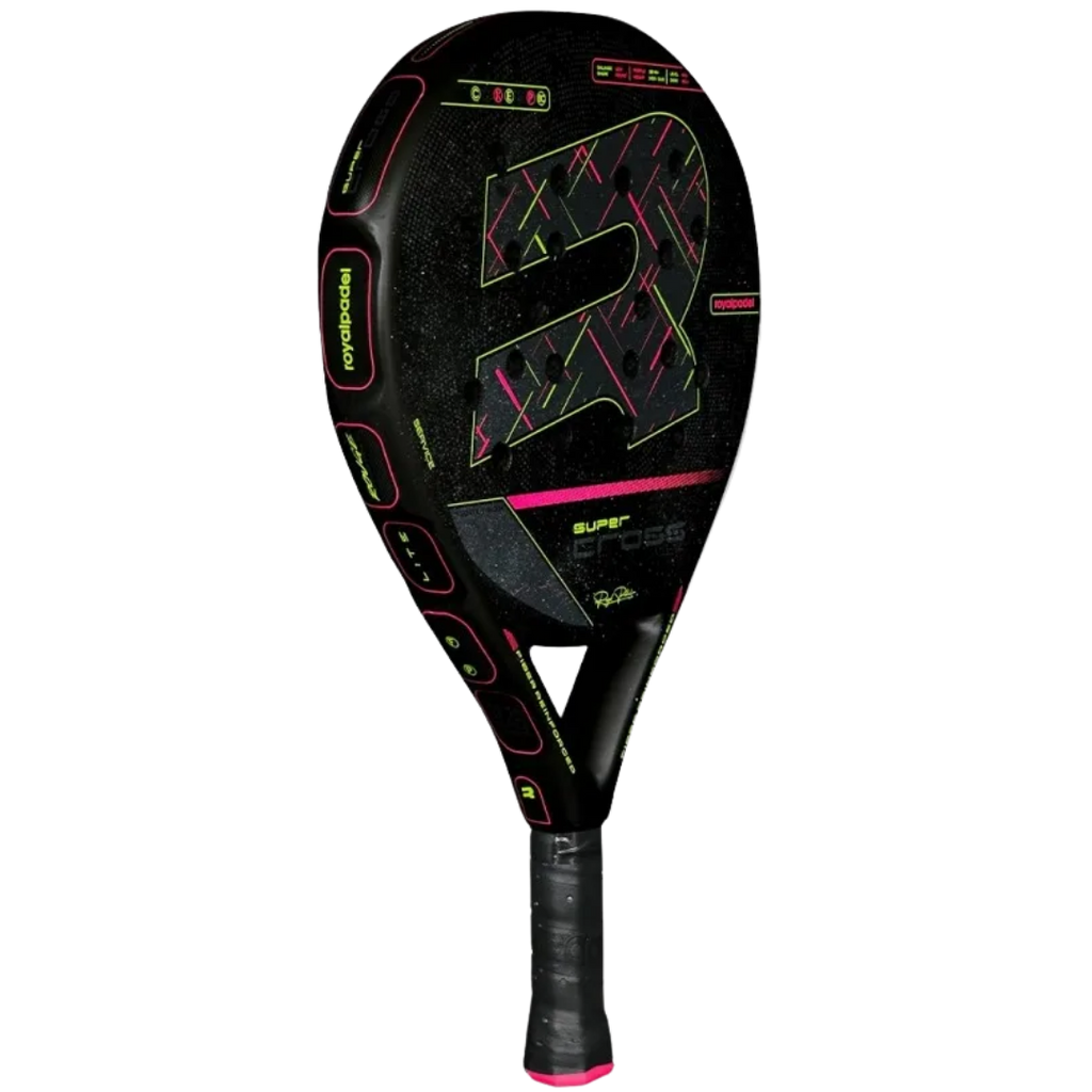 ROYAL PADEL RACKET SUPER CROSS BLACK
