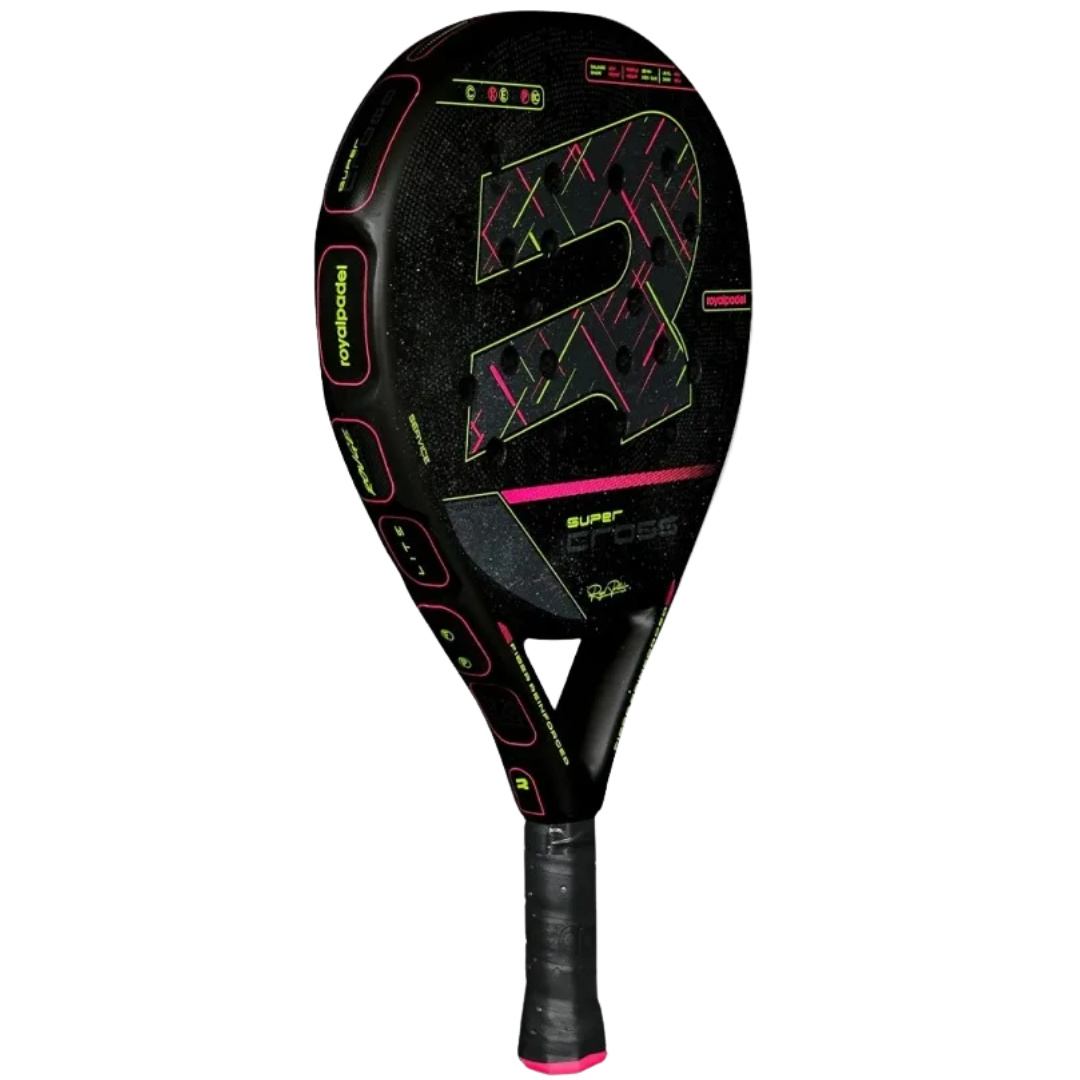 ROYAL PADEL RACKET SUPER CROSS BLACK