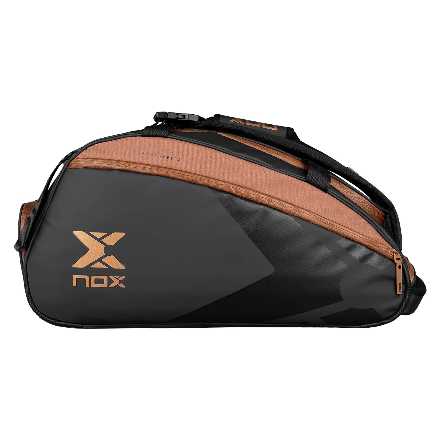 NOX PADEL BAG LUXURY OPEN SERIES BLACK/BROWN