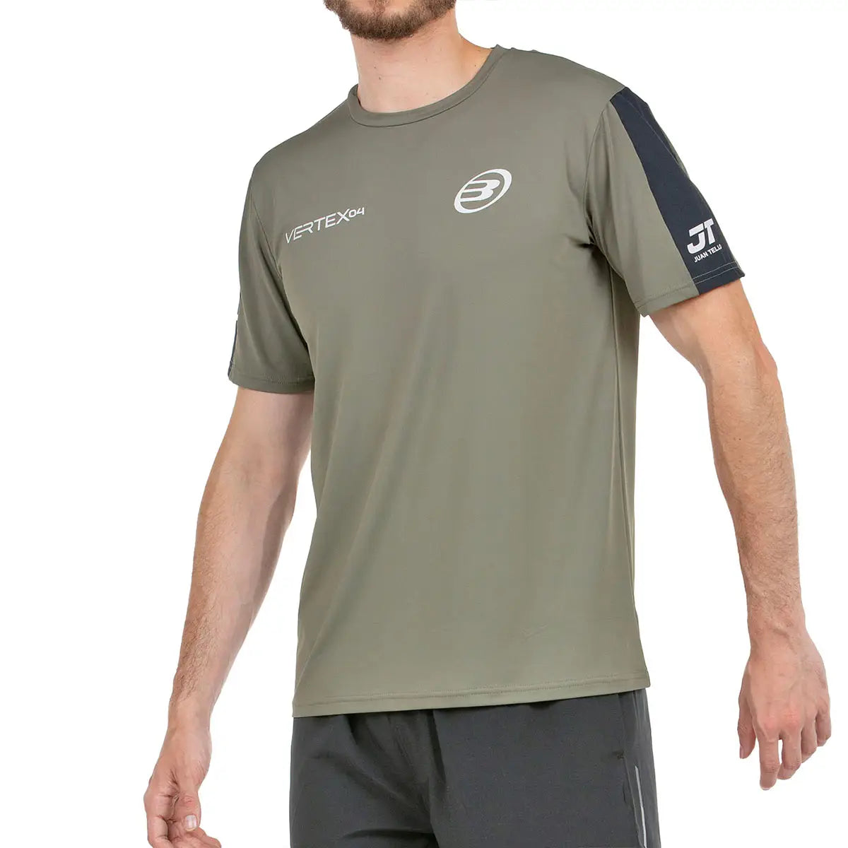 BULLPADEL T-SHIRT TELLO 25V KHAKI SIZE XL