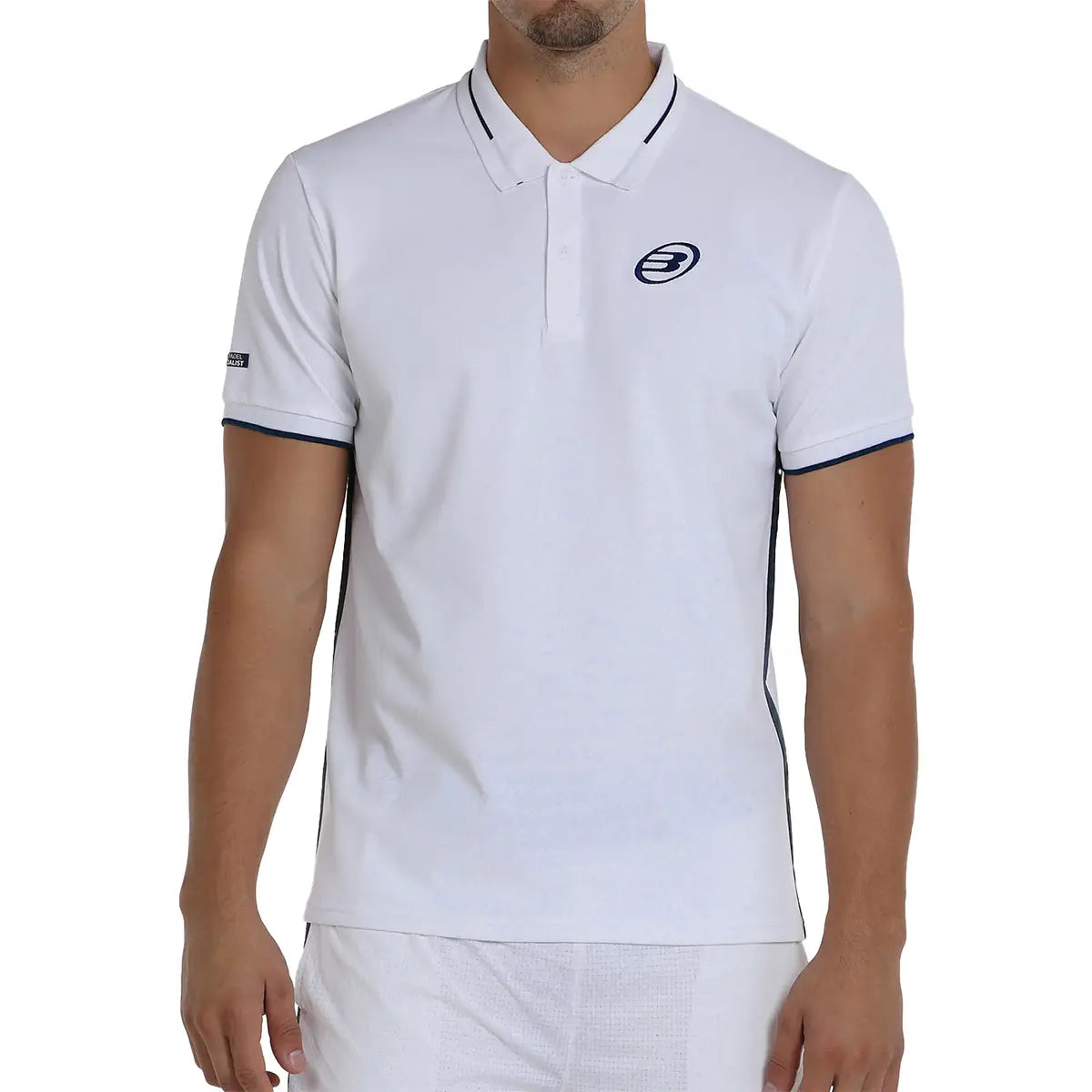 BULLPADEL T-SHIRT POLO LEIRO BLANCO SIZE XXL
