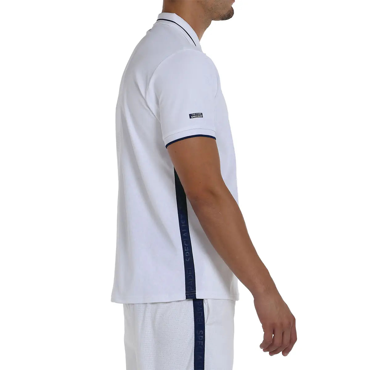 BULLPADEL T-SHIRT POLO LEIRO BLANCO SIZE XXL