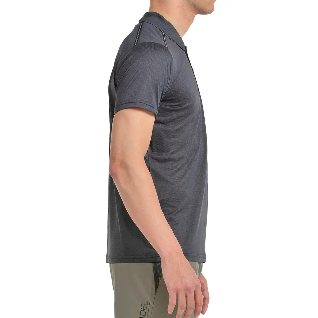 BULLPADEL T-SHIRT POLO MIRAC NEGRO SIZE L