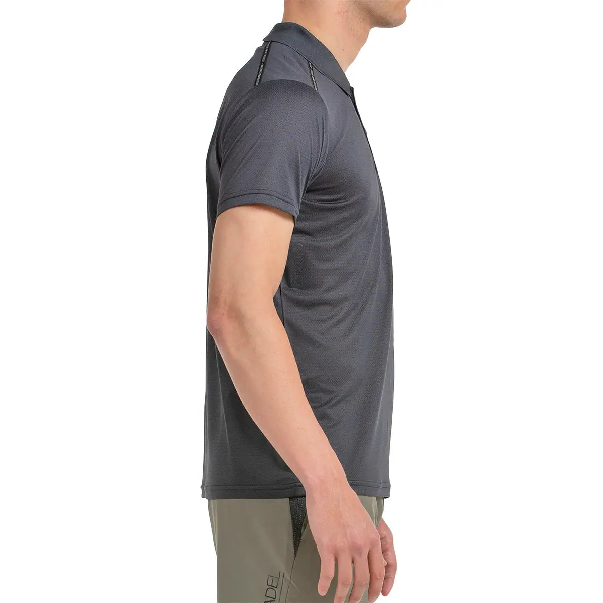 BULLPADEL T-SHIRT POLO MIRAC NEGRO SIZE L