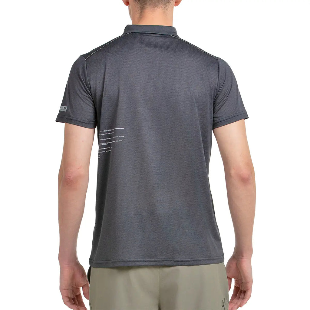 BULLPADEL T-SHIRT POLO MIRAC NEGRO SIZE L