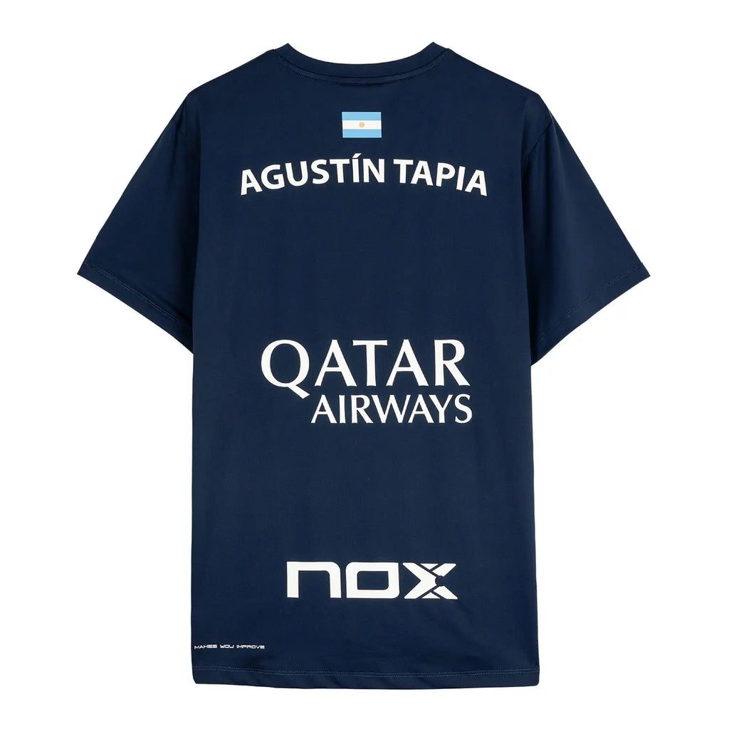 NOX T-SHIRT MEN SPONSORS TAPIA AT10 NAVY